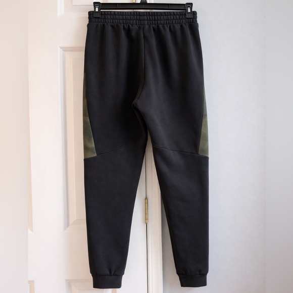 Adidas Black Jogger Sweatpants with Green Camo Side Panels | Size M - Picture 5 of 13